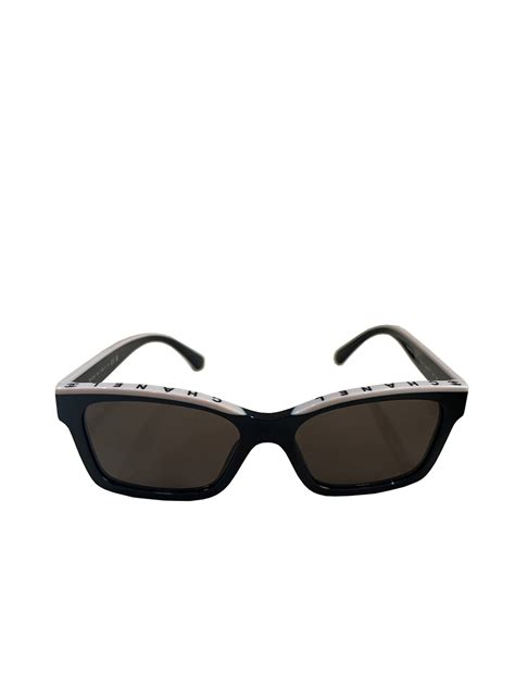 chanel sunglasses black and beige|Chanel unisex sunglasses.